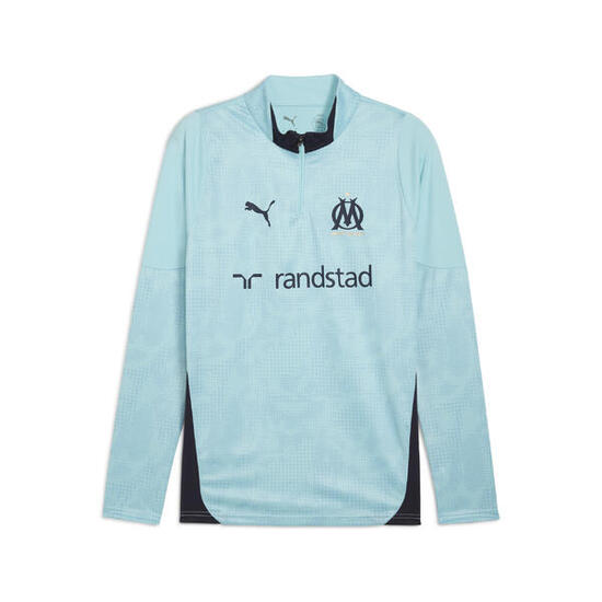 Maglia da training con zip corta Olympique de Marseille da uomo PUMA