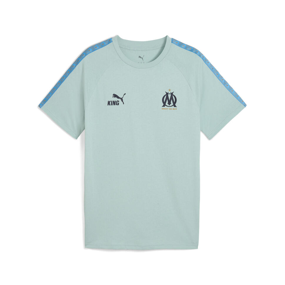 Męska koszulka Olympique Marsylia KING PUMA Modern Mint Luminous Blue Green