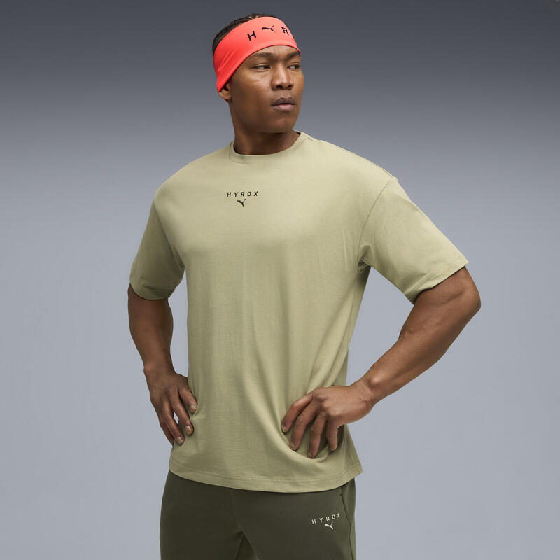 Męska koszulka PUMA x HYROX Lifestyle PUMA Lux Army Green
