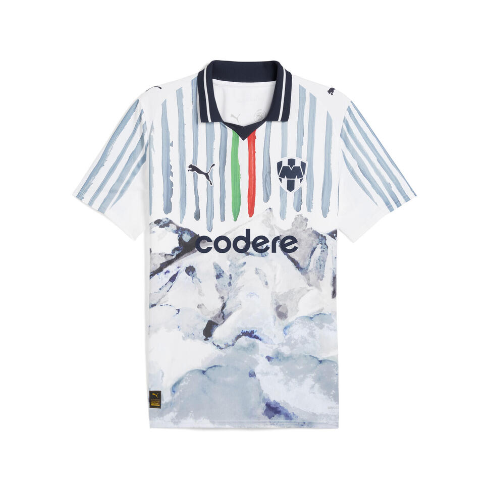 Męska koszulka KIDSUPER × CF MONTERREY PUMA White Deep Navy Blue