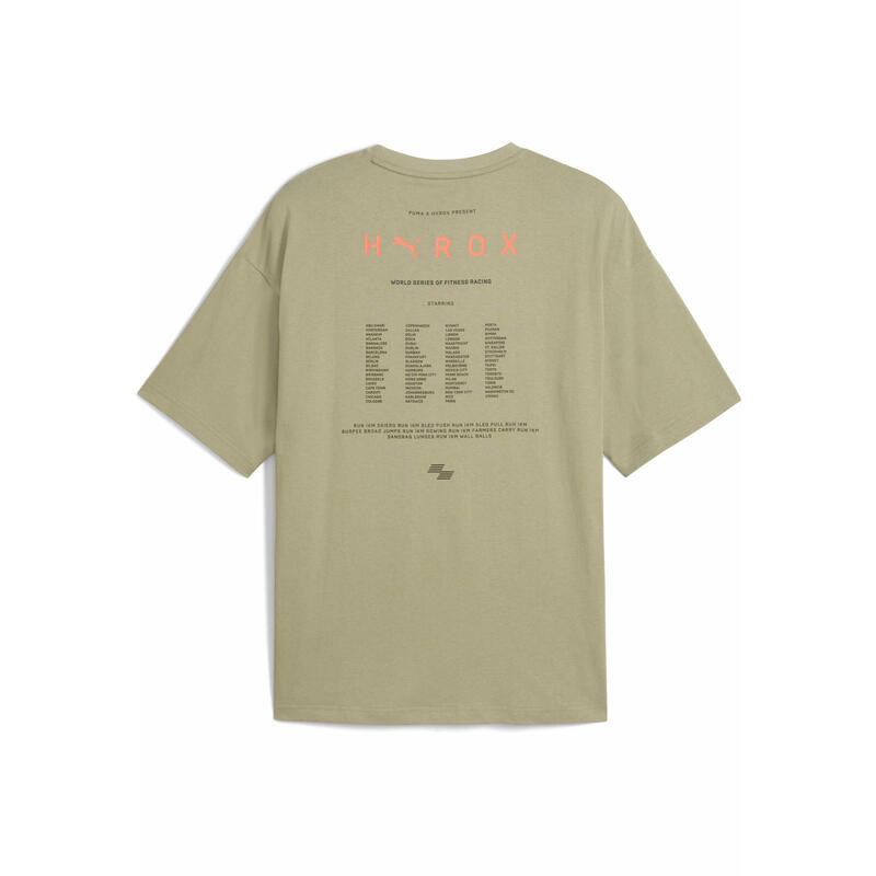 Męska koszulka PUMA x HYROX Lifestyle PUMA Lux Army Green