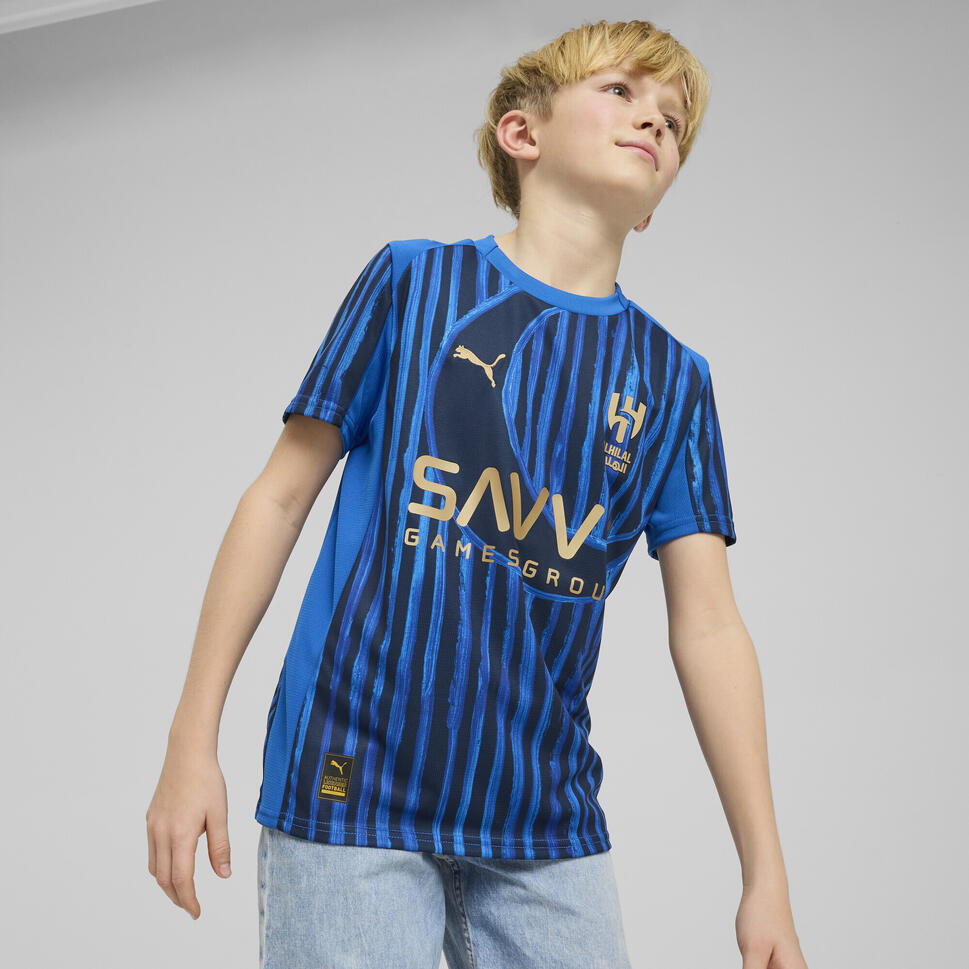 Młodzieżowa koszulka KIDSUPER × AL-HILAL SFC PUMA Blue Intense Club Navy