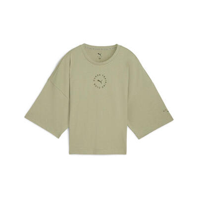 T-shirt cropped PUMA x HYROX Lifestyle da donna PUMA White
