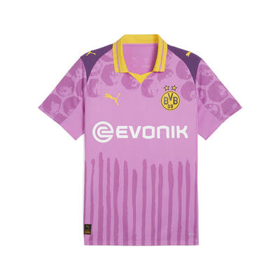 Maglia KIDSUPER x BORUSSIA DORTMUND da uomo PUMA Mauve Pop Faster Yellow Pink