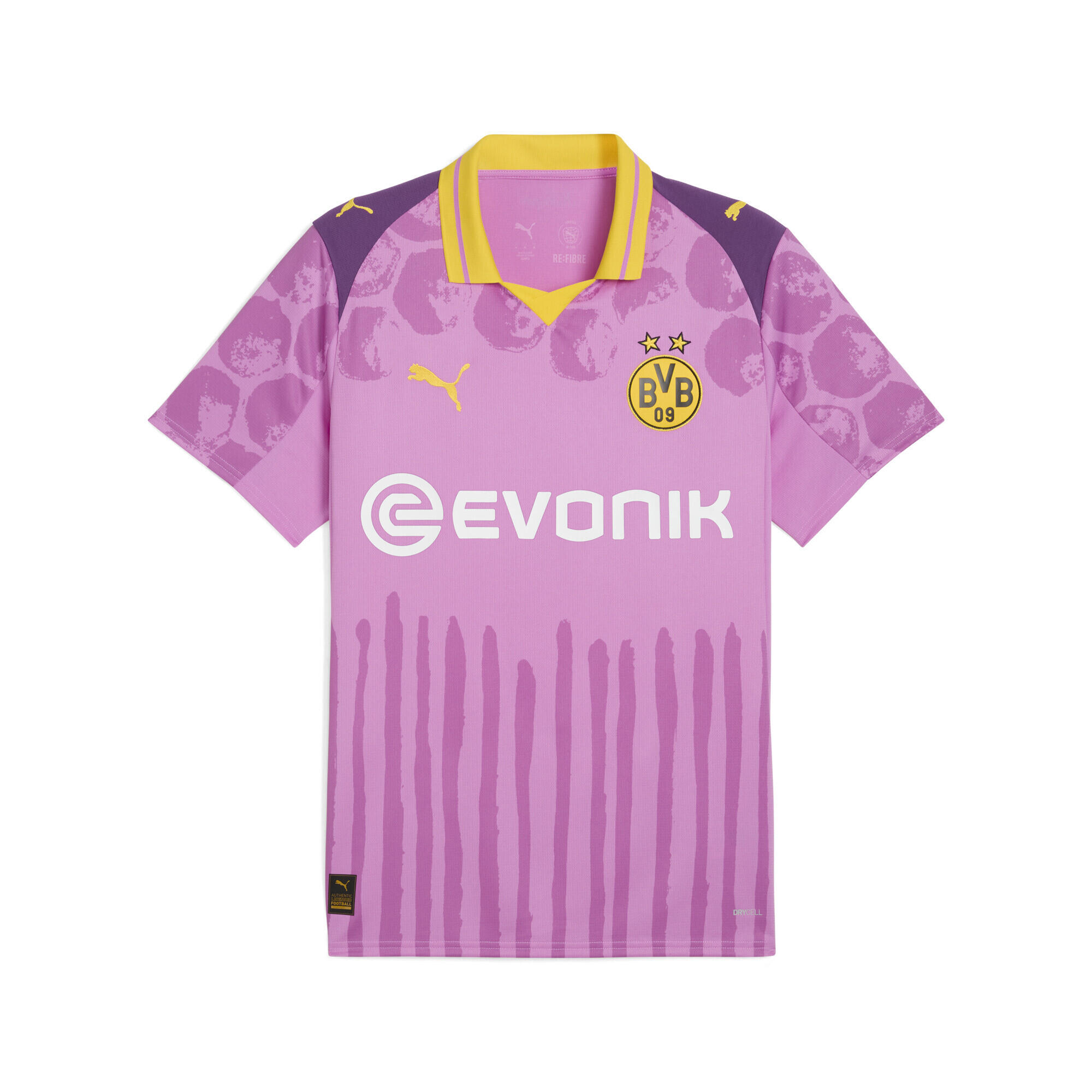 Puma - Maillot De Football Kidsuper X Borussia Dortmund Homme Puma - T-shirt Manches Courtes - Jaune|rose - Decathlon