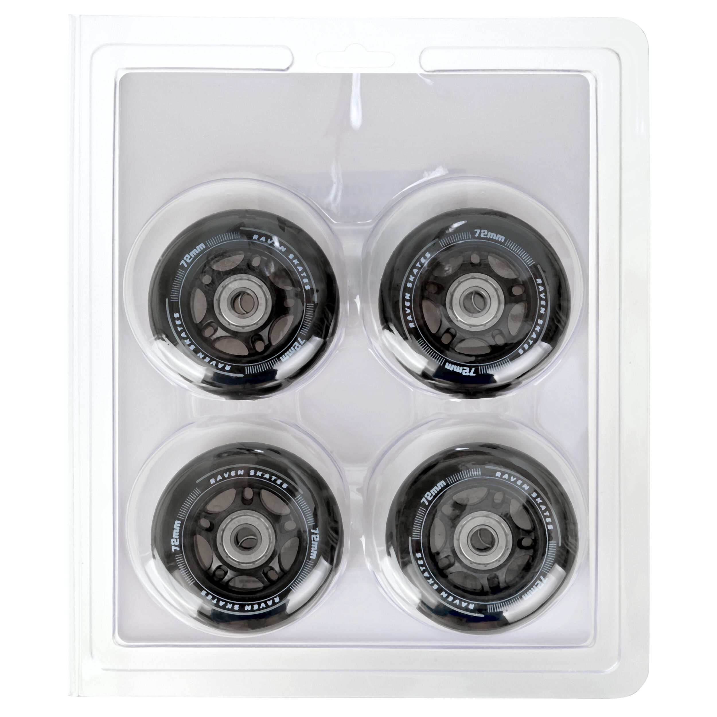 8x Kółka do rolek + łożyska Raven Oxen 72mm PU 2/5