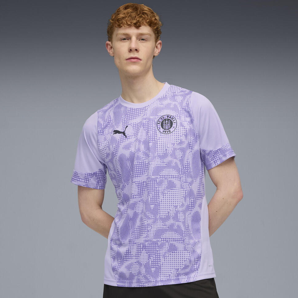 Męska koszulka treningowa FC St. Pauli PUMA Vivid Violet Black Purple