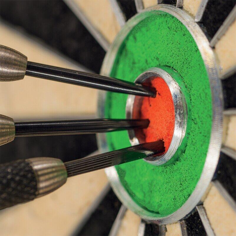 Winmau Paquete de diana envolvente Plasma Ice Light & Pro-Line Negro 4/6