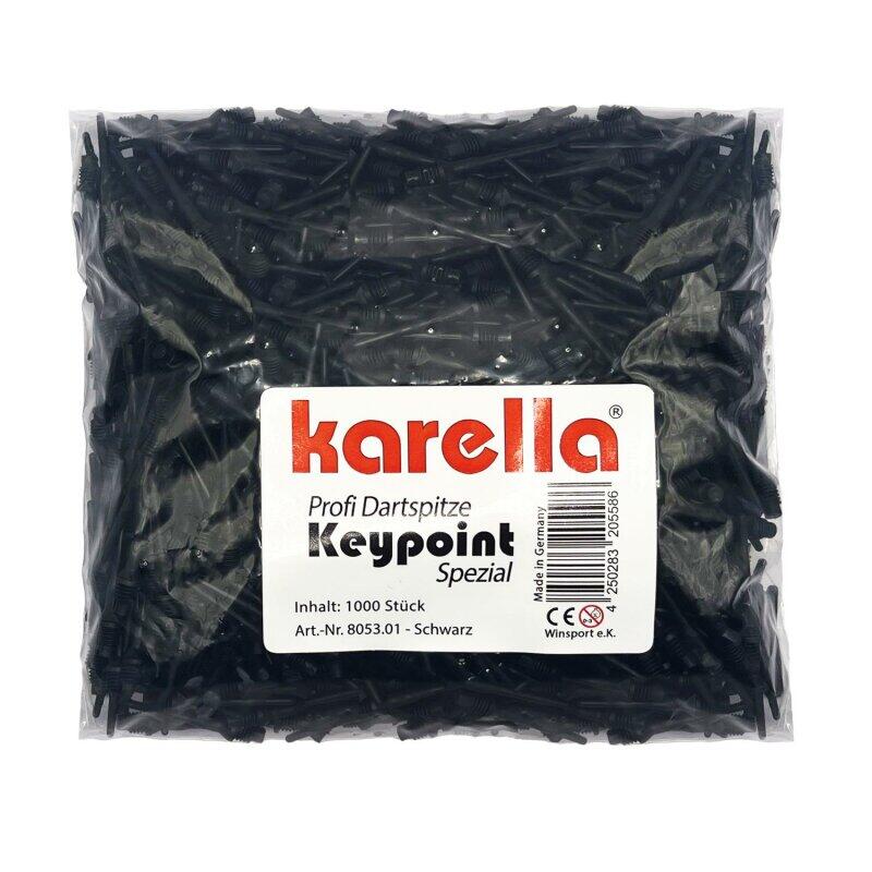 Karella Softspitze Keypoint 2BA Gewinde 1000 St. Schwarz 3/6