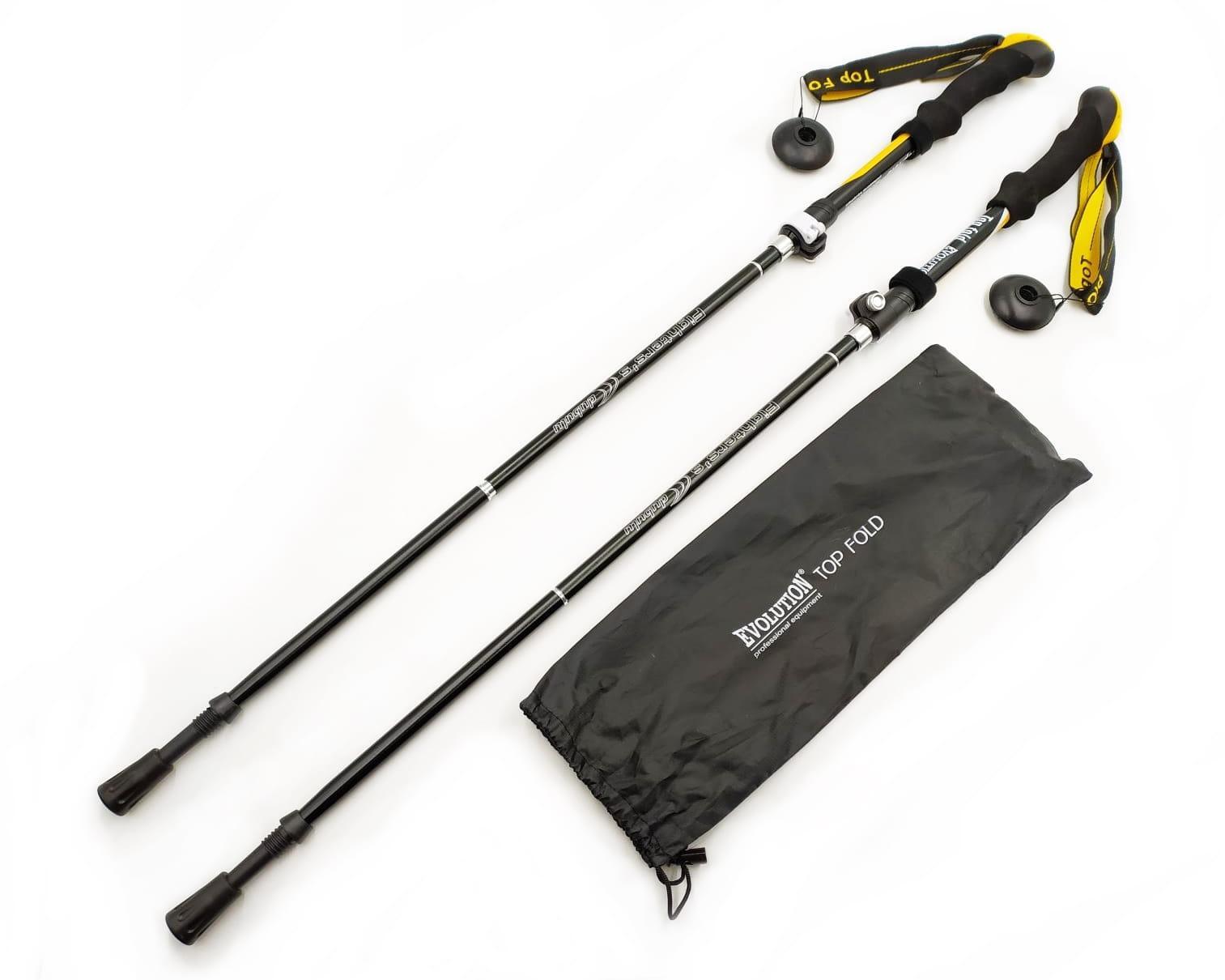 Kije trekkingowe Evolution Professional Equipment Top Fold Alu 4/7