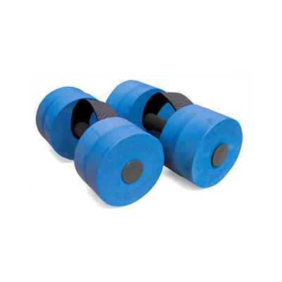 Aqua-Jogging-Hanteln mit Schlaufen Senior Aquafitness Unisex Blau
