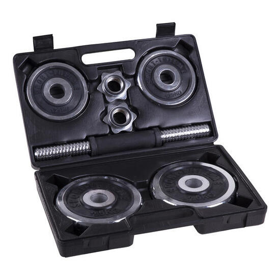 Kurzhantel-Set 10 kg inkl. Koffer Gewichtheben Unisex