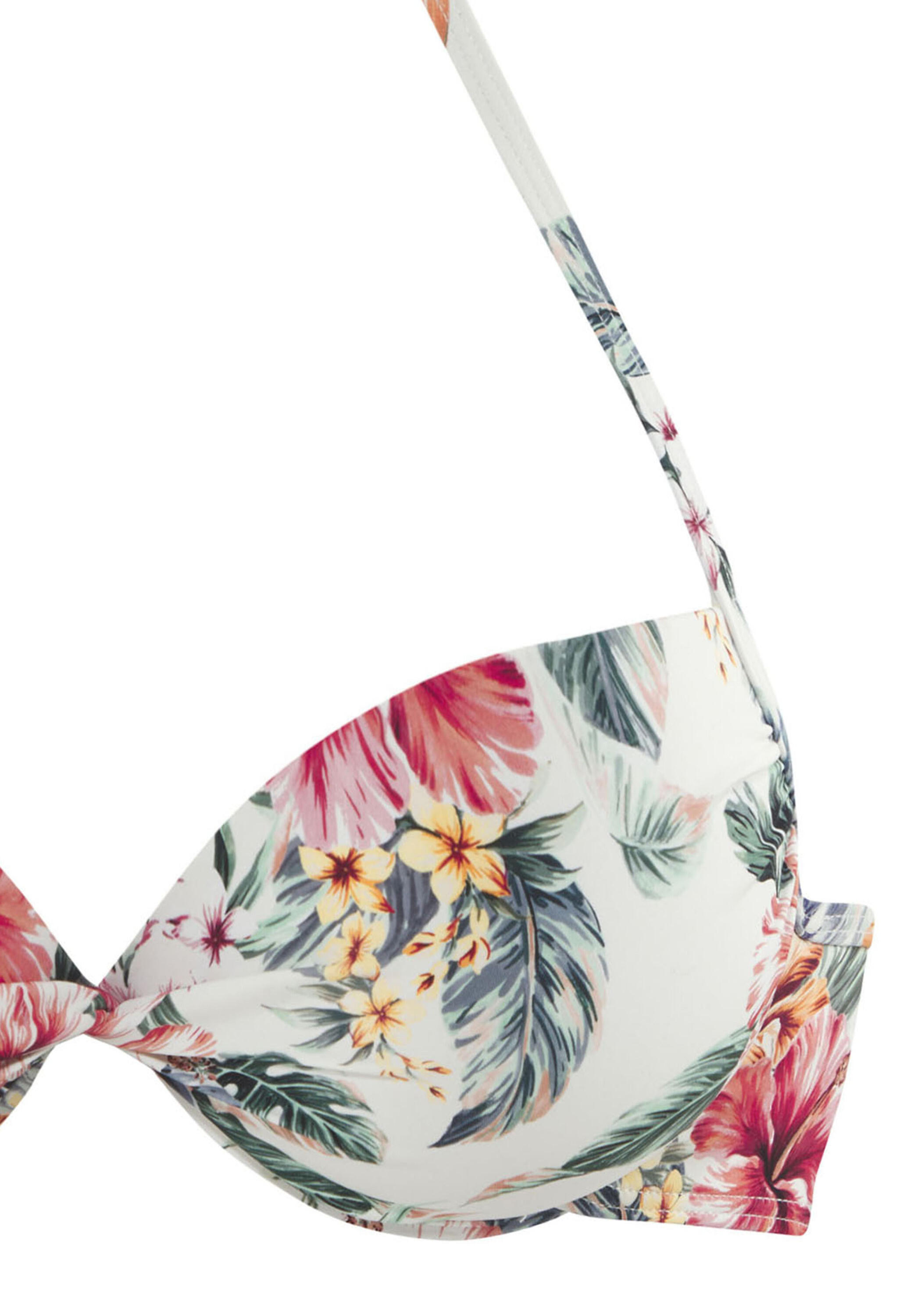 Damen Push-Up-Bikini-Top 3/4