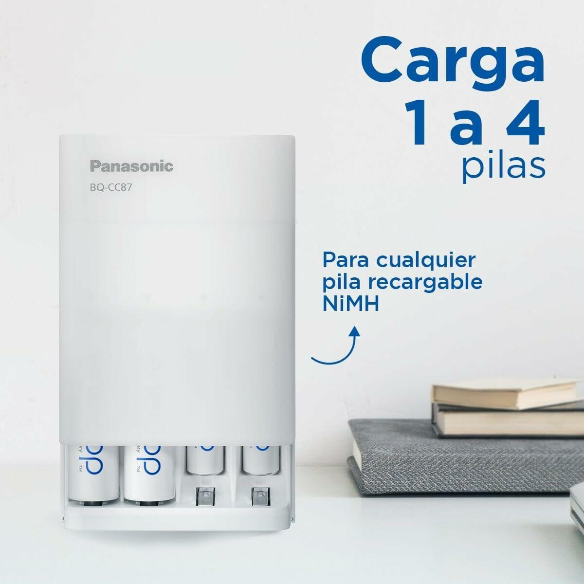 Cargador de Pilas Panasonic K-KJ87MCD40USB 4/5