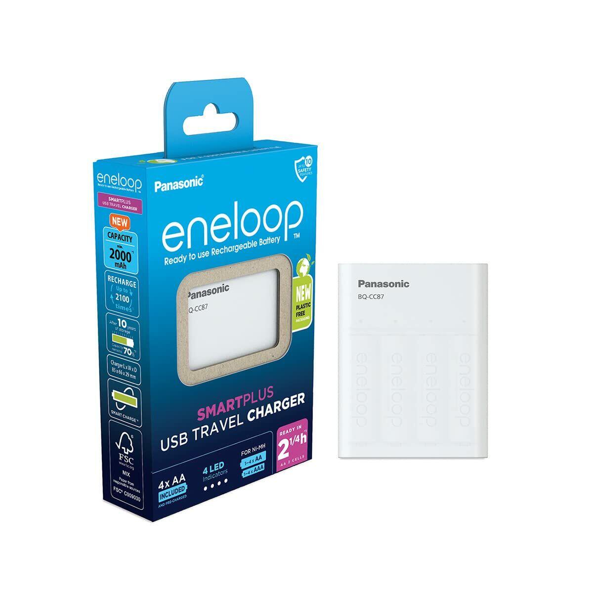 Cargador de Pilas Panasonic K-KJ87MCD40USB 2/5