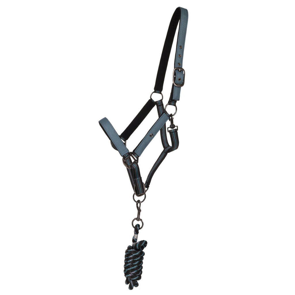 Horse headcollar and lead rope set QHP