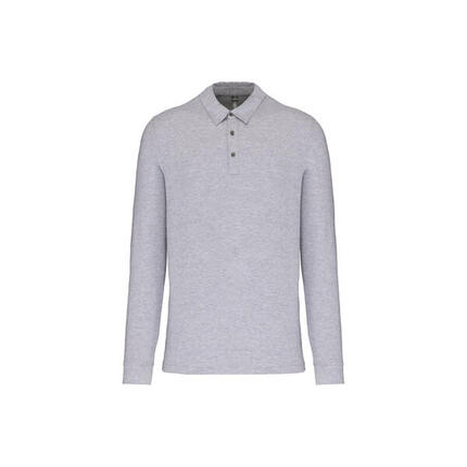 Jersey-Poloshirt langarm Kariban