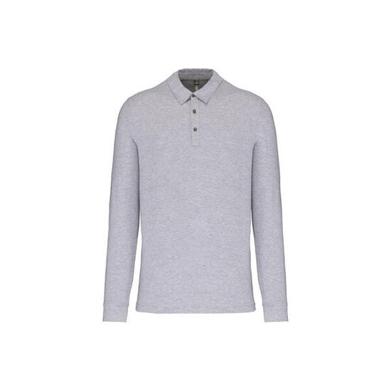 Jersey-Poloshirt langarm Kariban