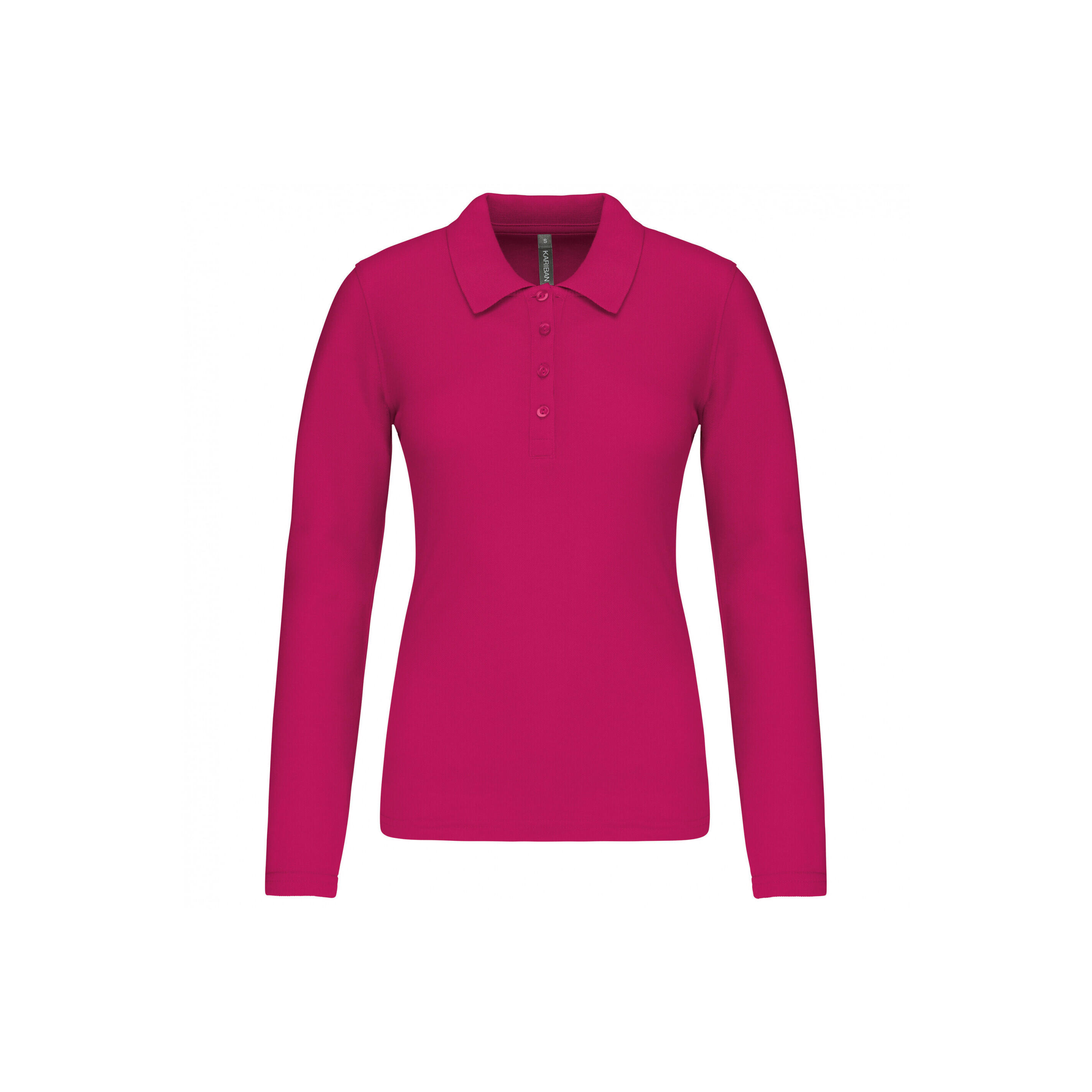 KARIBAN Polo donna maniche lunghe Kariban Piqué