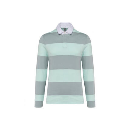 Gestreiftes Poloshirt langarm Kariban