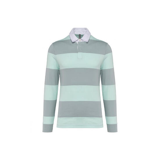 Gestreiftes Poloshirt langarm Kariban