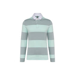 Polo rayé manches longues Kariban
