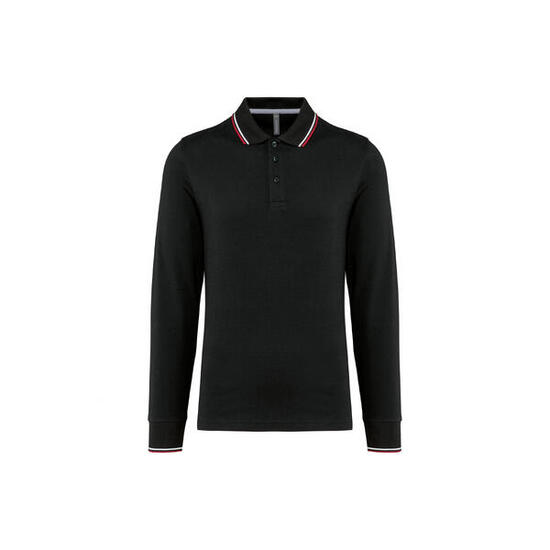 Polo maille piquée manches longues Kariban