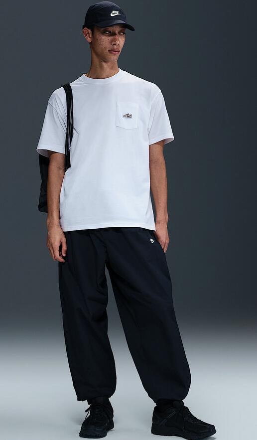 T-shirt uomo nike sportswear max 90 - bianco 4/5