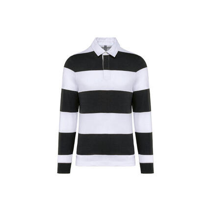 Gestreiftes Poloshirt langarm Kariban