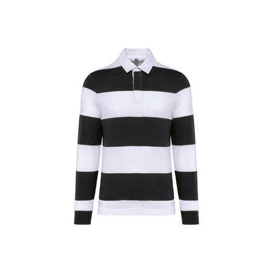 Gestreiftes Poloshirt langarm Kariban