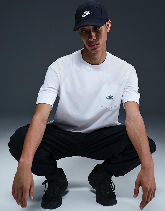 T-shirt uomo nike sportswear max 90 - bianco 3/5