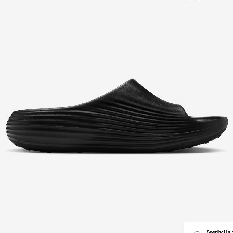 Ciabatta unisex nike reactx rejuven8 slide - nero 2/6