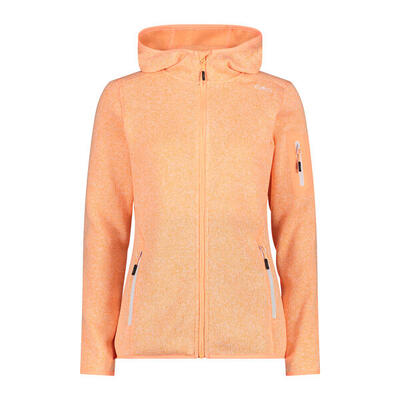 Dames fleece met capuchon cmp