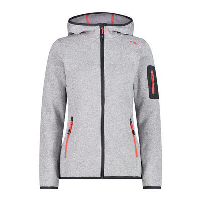 Dames fleece met capuchon cmp