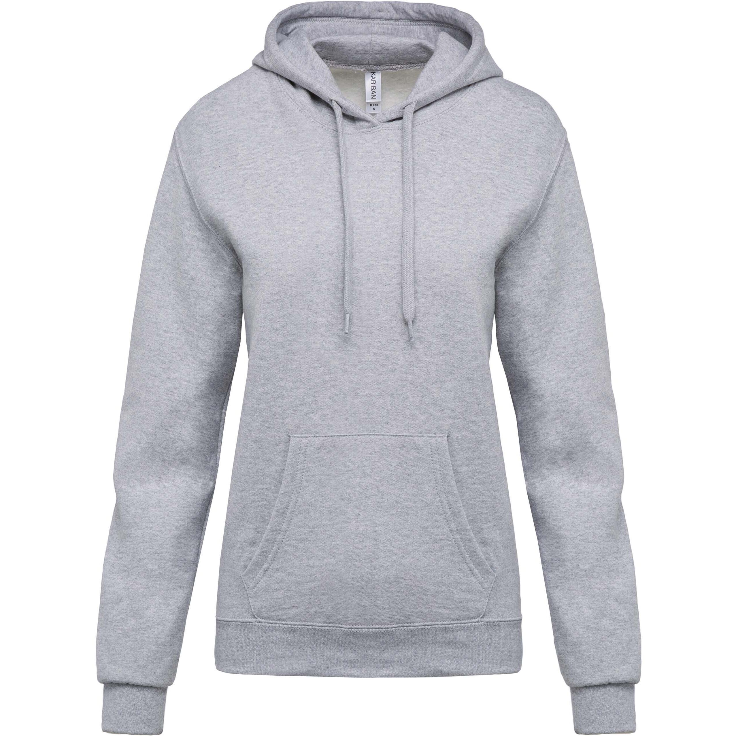 Kariban - Sweatshirt À Capuche Femme Kariban - Sweat-shirt - Gris - Decathlon