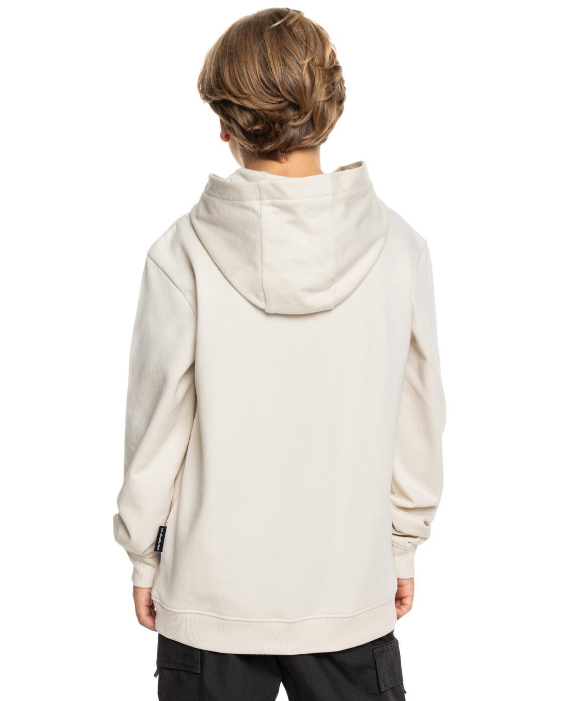 Sweat à capuche BASIC Blanc Garçon 2/4