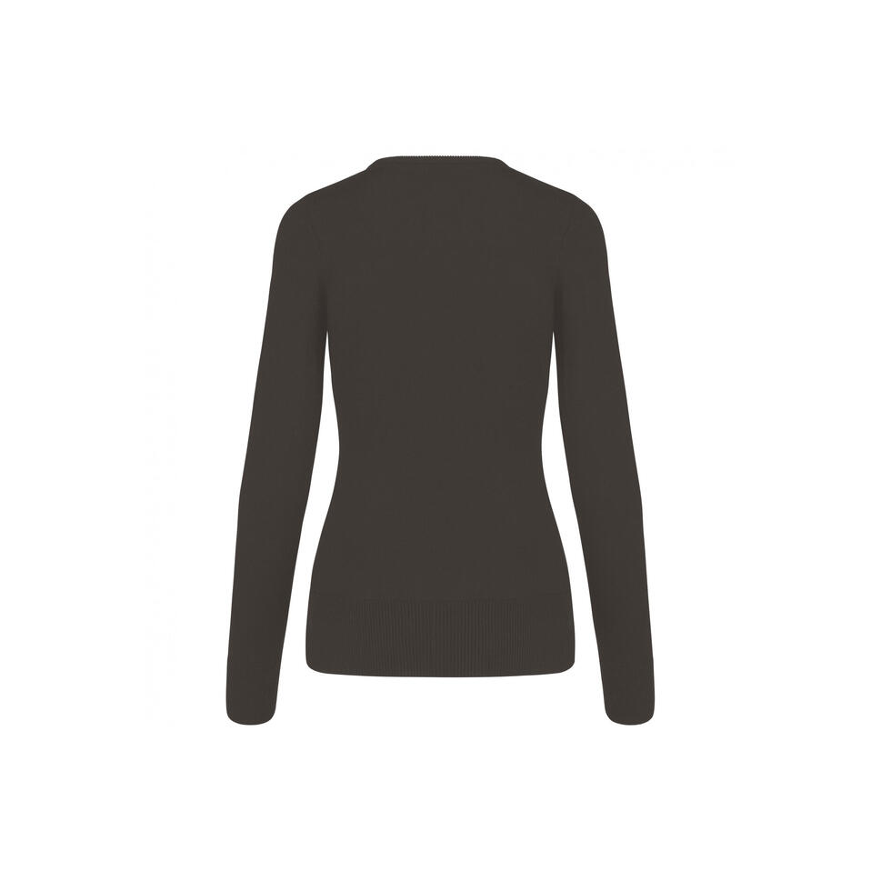 Damski sweter z okrągłym dekoltem Kariban