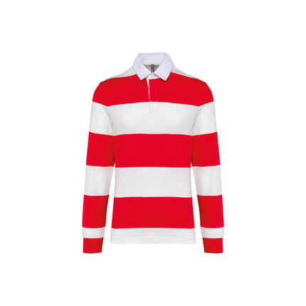 Gestreiftes Poloshirt langarm Kariban