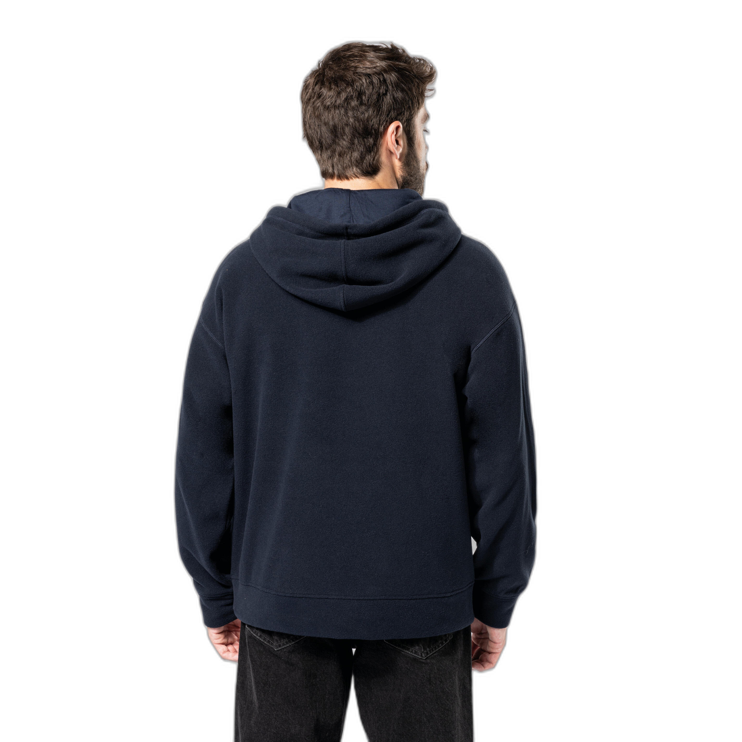 Sweatshirt à capuche oversize en micropolaire recyclée Kariban 7/7