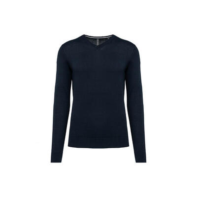 Ökologisch verantwortungsvoller Pullover mit V-Ausschnitt Kariban