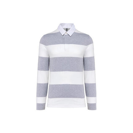 Gestreiftes Poloshirt langarm Kariban