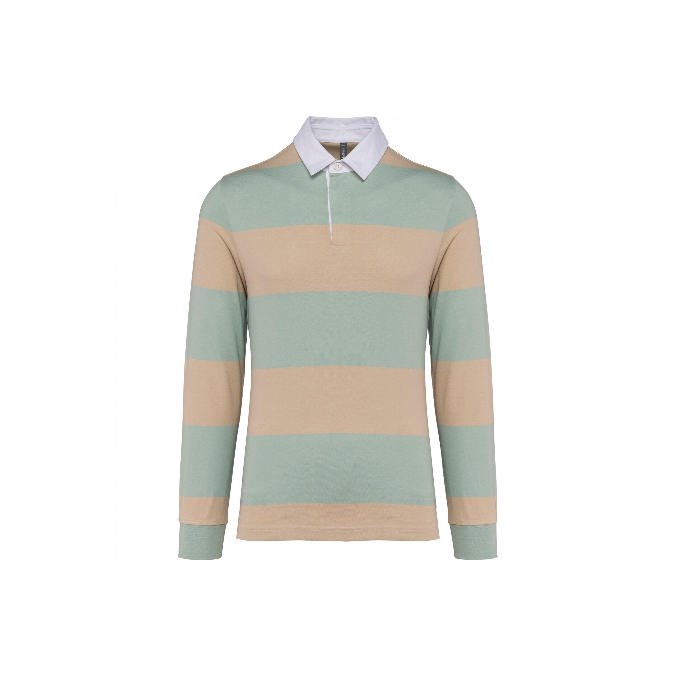 KARIBAN Polo a righe, maniche lunghe Kariban