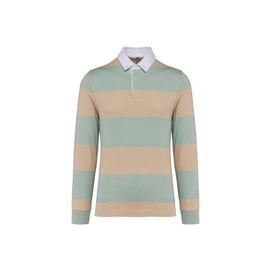 Gestreiftes Poloshirt langarm Kariban