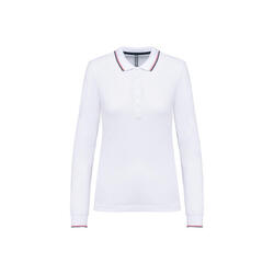 Polo maille piquée manches longues Femme Kariban