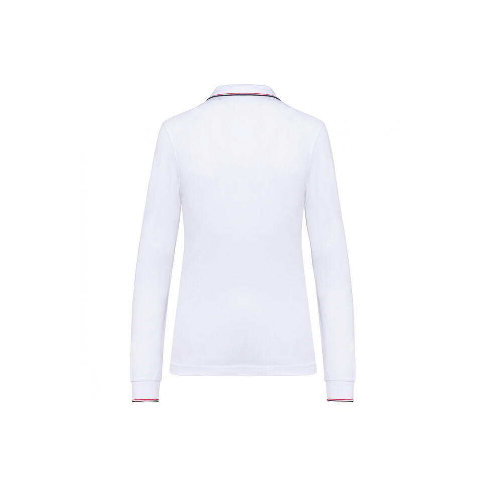 Damska koszulka polo pique z długim rękawem Kariban