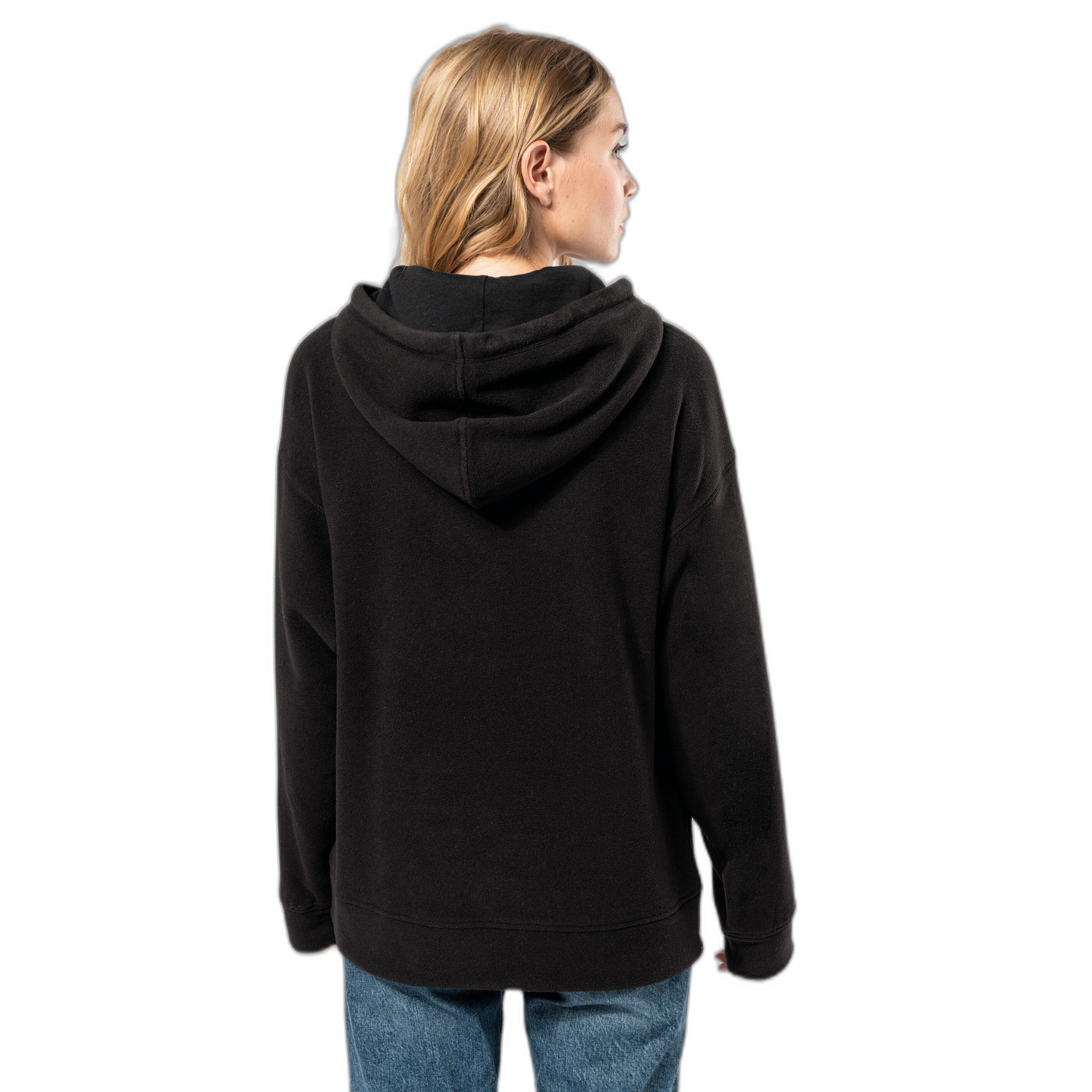 Sweatshirt à capuche oversize en micropolaire recyclée Kariban 6/7