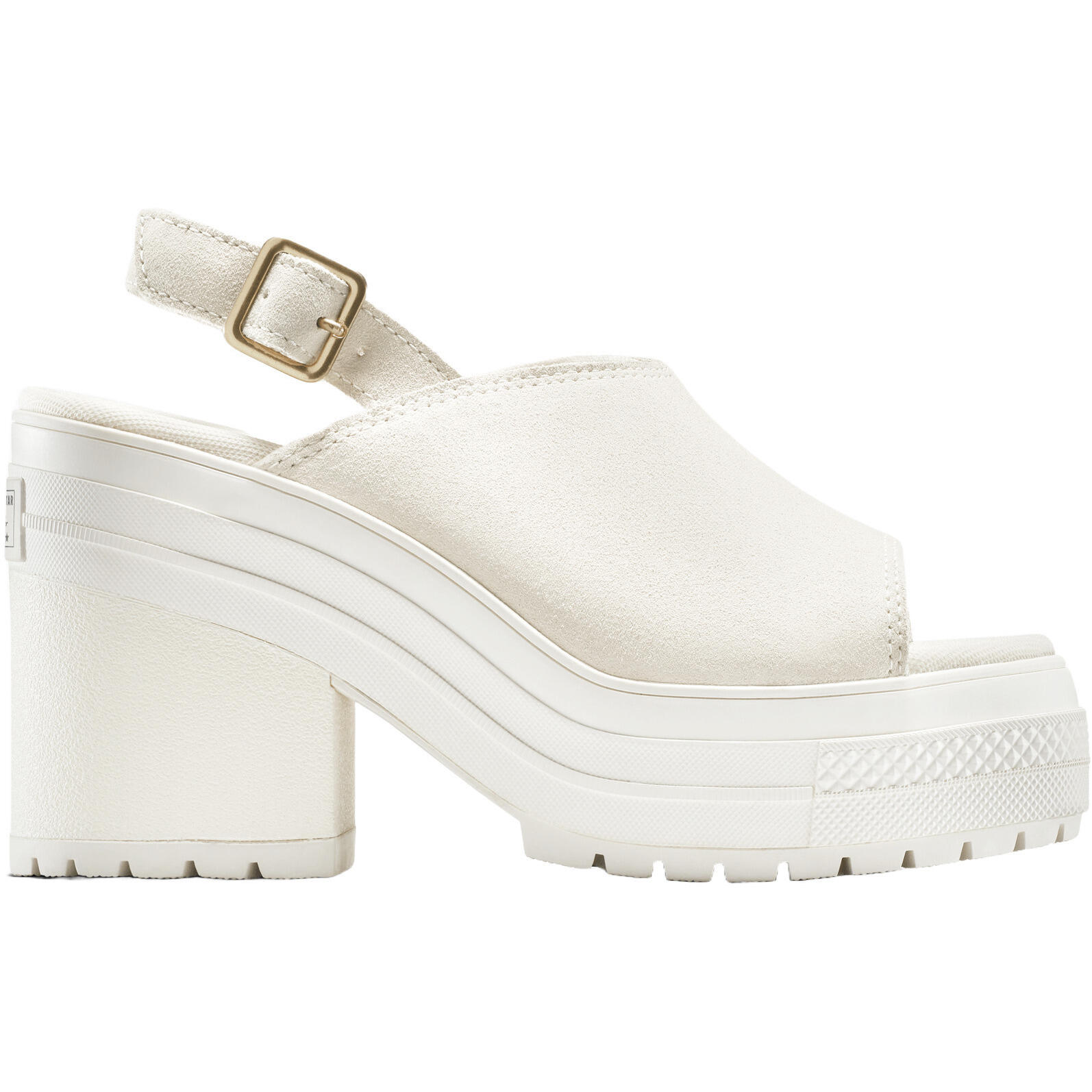 Chinelos converse chuck 70 de luxe heel mule, bege, mulheres