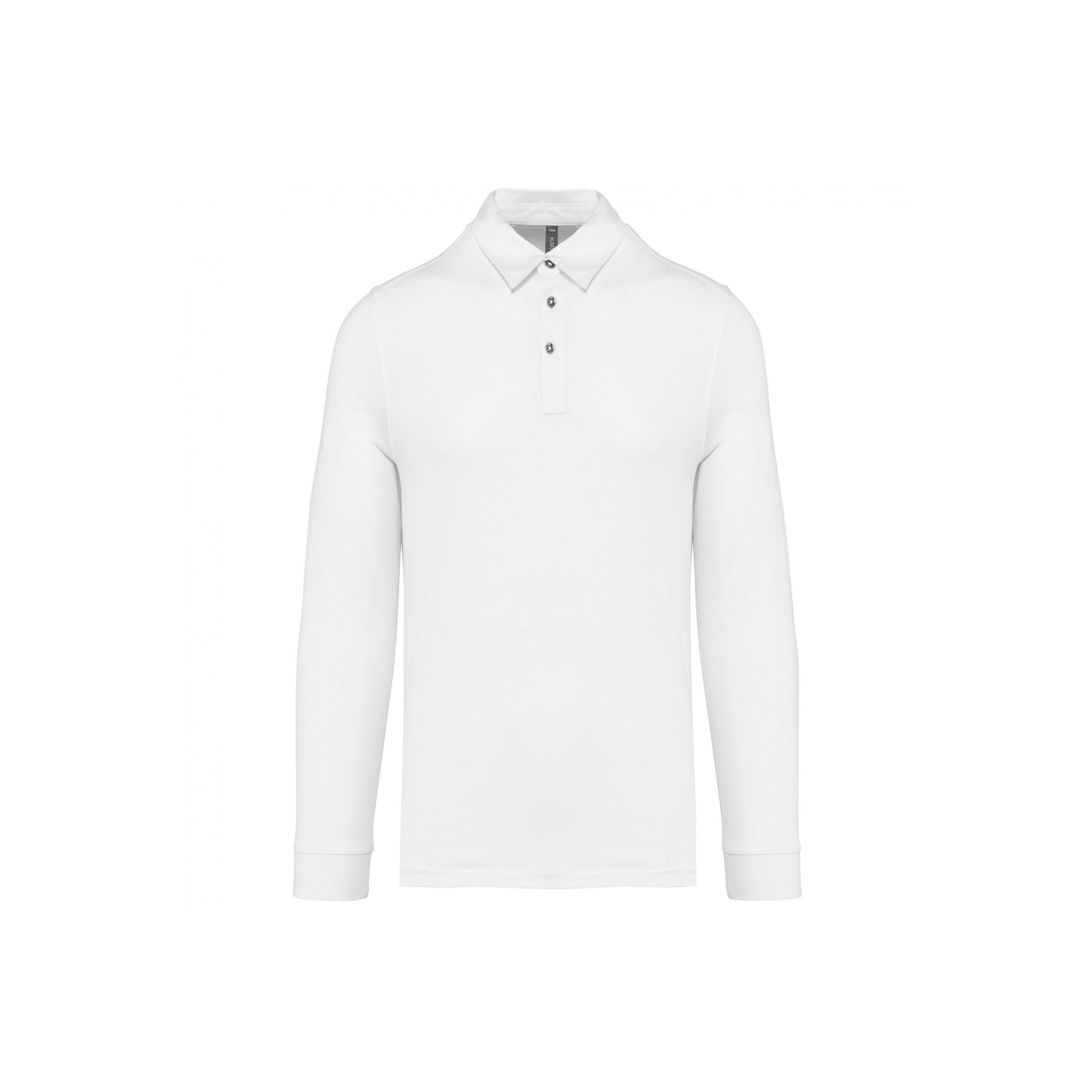 KARIBAN Polo in jersey a maniche lunghe Kariban