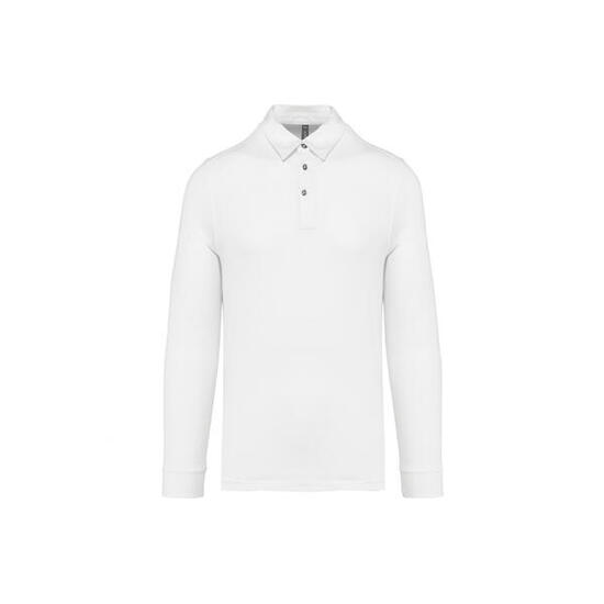 Jersey-Poloshirt langarm Kariban