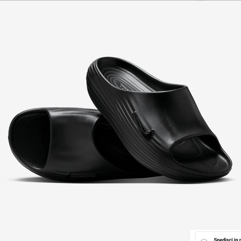 NIKE Ciabatta unisex nike reactx rejuven8 slide - nero
